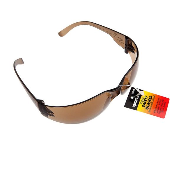 Forney Starlite Compact Safety Glasses Brown Lens 1 pc Fashion