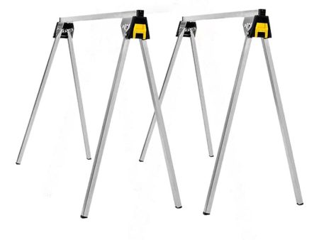 Stanley 29 in. H X 31 in. D Sawhorse Set 750 lb. cap. 2 pk Discount