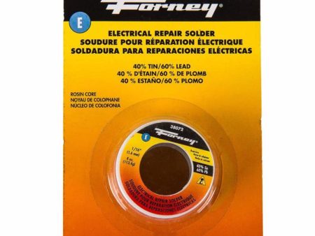 Forney 4 oz Rosin Core Solder Wire 0.06 in. D Tin Lead 40 60 1 pc For Sale