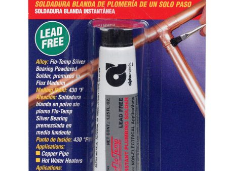 Alpha Fry 1.3 oz Lead-Free Plumbing Solder Silver-Bearing Alloy 1 pc Cheap