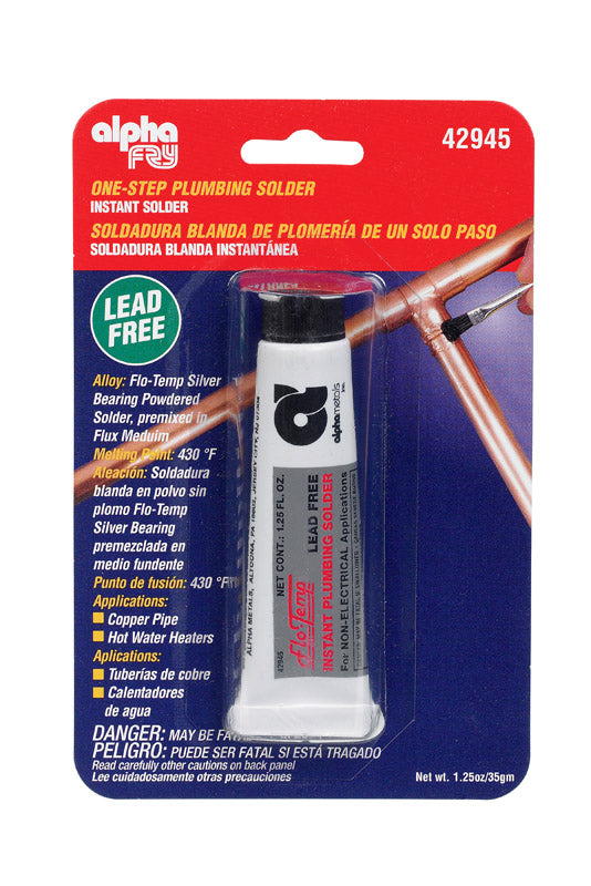 Alpha Fry 1.3 oz Lead-Free Plumbing Solder Silver-Bearing Alloy 1 pc Cheap