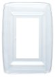 Westinghouse Clear 1 gang Plastic Wall Plate 1 pk Online Sale