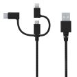 Fusebox Black Braided USB Cable For Apple iPod, iPhone, iPad 4 ft. L Online Hot Sale