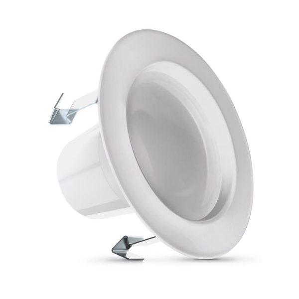 Feit Enhance Frost White 5.1 in. W Aluminum LED Dimmable Recessed Downlight 8.6 W Hot on Sale