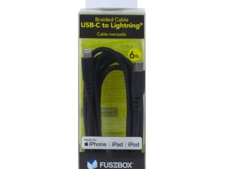 Fusebox Lightning to USB-C Cable 6 ft. Black on Sale