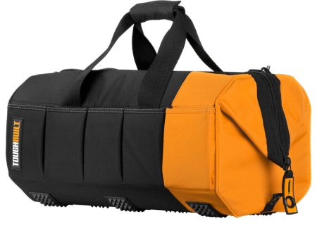 ToughBuilt 6.5 in. W X 10.5 in. H Polyester Massive Mouth Tool Bag 51 pocket Black Gray Orange 1 pc Online