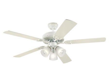 Westinghouse Vintage 52 in. White LED Indoor Ceiling Fan For Sale