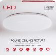 Feit LED 2.4 in. H X 13.2 in. W X 13.2 in. L Aluminum White LED Ceiling Light Fixture For Discount