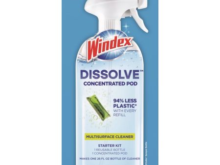 Windex Dissolve Fresh Scent Concentrated Multi-Surface Cleaner Liquid 26 oz Online Sale