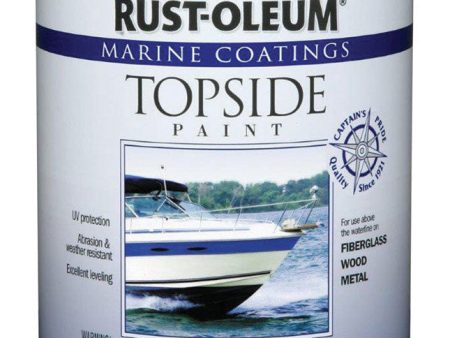 Rust-Oleum Marine Coatings Outdoor Gloss White Marine Topside Paint 1 qt on Sale