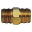 1 2 in. MPT X 1 2 in. D MPT Brass Hex Nipple Supply