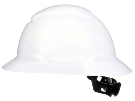 3M SecureFit 4-Point Ratchet Full Brim Hard Hat White For Cheap