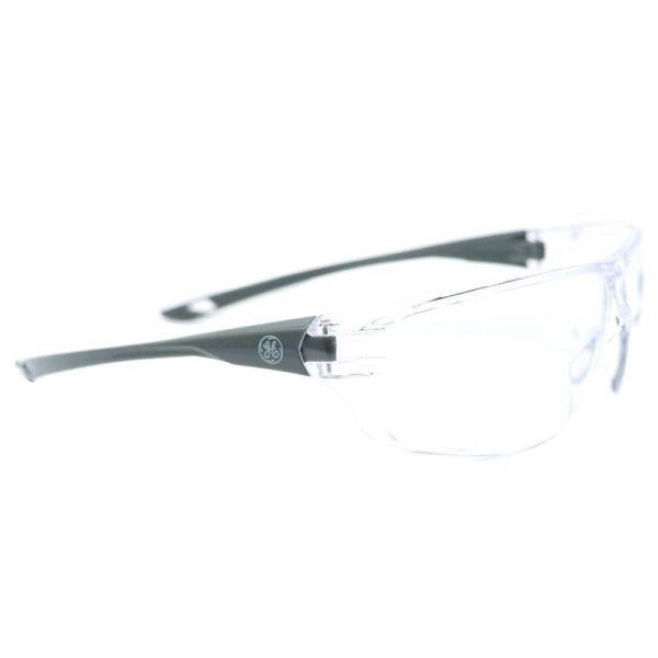 General Electric 03 Series Anti-Fog Impact-Resistant Safety Glasses Clear Lens Gray Frame 1 pk Online now