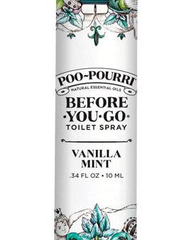 Poo-Pourri Vanilla Mint Scent Odor Eliminator 10 ml Liquid Online