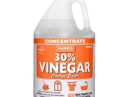 Harris Mandarin Orange Scent Concentrated All Purpose Cleaning Vinegar Liquid 128 oz Fashion