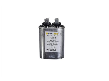 Titan Pro 10 MFD 440 V Oval Run Capacitor Online Hot Sale