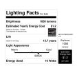 Feit White Filament A15 E26 (Medium) Filament LED Bulb Daylight 75 Watt Equivalence 2 pk Discount