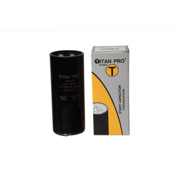 Titan Pro 590-708 MFD 125 V Round Start Capacitor Supply