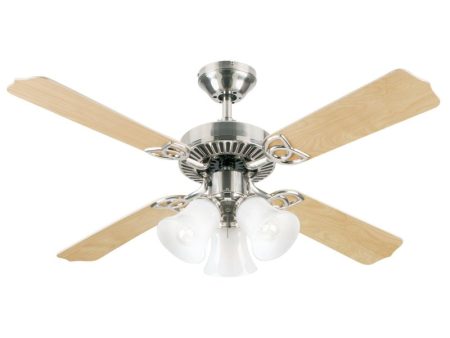 Westinghouse Crusader 42 in. Brushed Nickel Indoor Ceiling Fan For Cheap