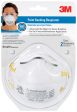 3M N95 Paint Sanding Disposable Particulate Respirator White S 2 pk Supply