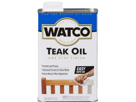 Watco Transparent Clear Oil-Based Teak Oil 1 qt on Sale