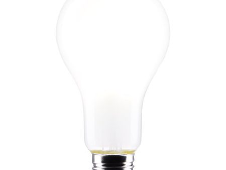 Satco A21 E26 (Medium) LED Bulb Soft White 150 Watt Equivalence 1 pk For Discount