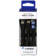 Fusebox Black PVC USB-C Cable For Smartphones 3 ft. L Hot on Sale