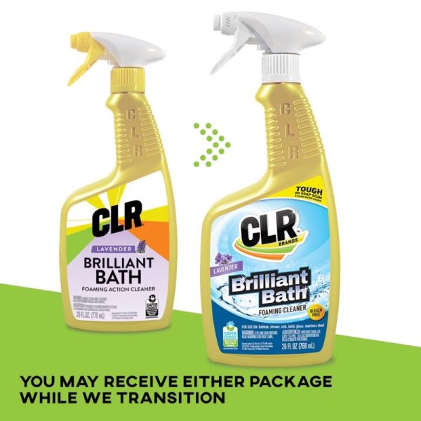 CLR Brilliant Bath Lavender Scent Foaming Cleaner 26 oz Liquid Supply