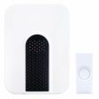 Heath Zenith Black White Plastic Wireless Plug-In Door Chime Kit Fashion