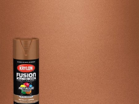 Krylon Fusion All-In-One Metallic Copper Paint+Primer Spray Paint 12 oz Cheap