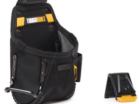 ToughBuilt 9.5 in. W X 10 in. H Project Pouch Hammer Loop 6 pocket Black Yellow 1 pc Supply