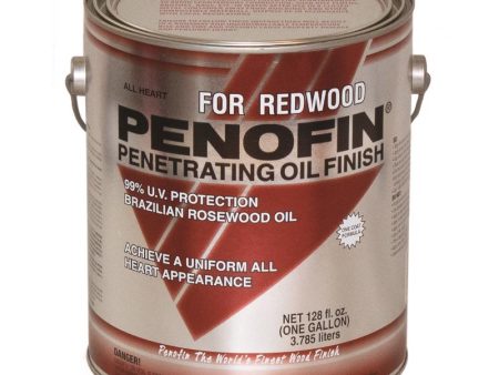 Penofin All Heart Transparent Redwood Oil-Based Penetrating Wood Stain 1 gal For Cheap