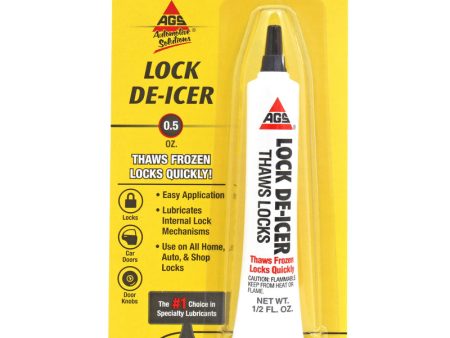 AGS Quick N Clean General Purpose Lock De-Icer 0.5 oz For Discount