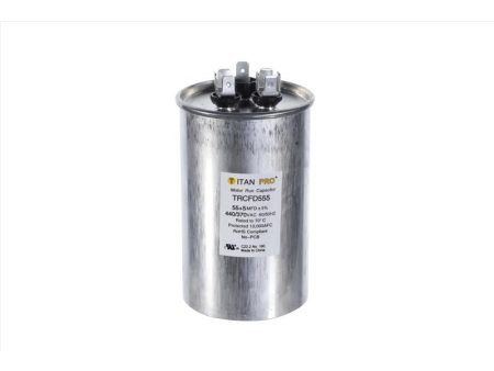 Titan Pro 55+5 MFD 440 V Round Run Capacitor Supply