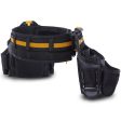 ToughBuilt 27 pocket Polyester Tradesman Tool Belt Set 9 in. L X 12.5 in. H Black Yellow L 32 in to For Sale