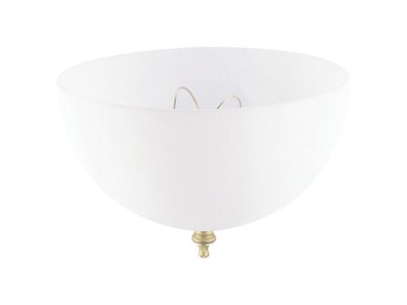 Westinghouse Dome White Acrylic Lamp Shade 1 pk Online Sale