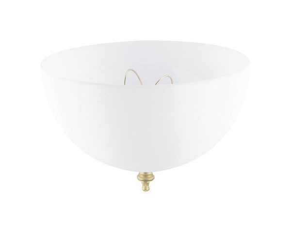 Westinghouse Dome White Acrylic Lamp Shade 1 pk Online Sale