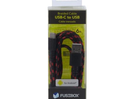 Fusebox USB-A to USB-C Cable 6 ft. Black Cheap