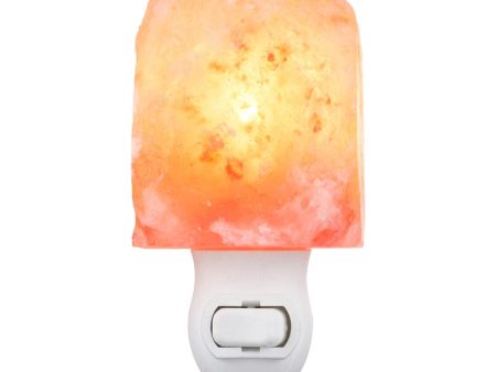 Globe Electric Manual Plug-in Himalayan Salt Incandescent Night Light Fashion