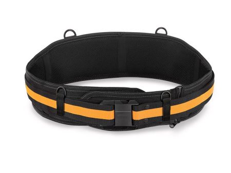 ToughBuilt Polyester Heavy Duty Padded Belt with Back Support 4.25 in. L X 13.5 in. H Black Orange O Sale