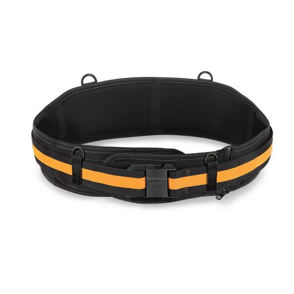 ToughBuilt Polyester Heavy Duty Padded Belt with Back Support 4.25 in. L X 13.5 in. H Black Orange O Sale