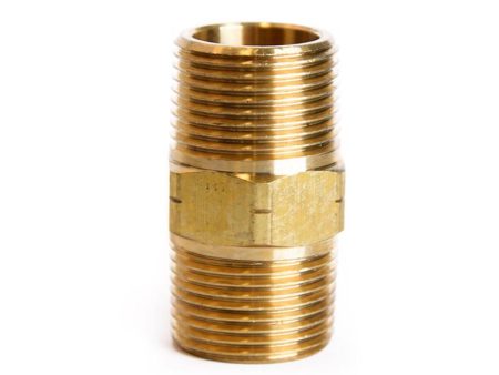 3 4 in. MPT X 3 4 in. D MPT Brass Reducing Hex Nipple For Discount