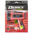 Dorcy 1300 lm Black Red LED Spotlight + Power Bank 4400 mAh Lithium Ion Battery For Discount