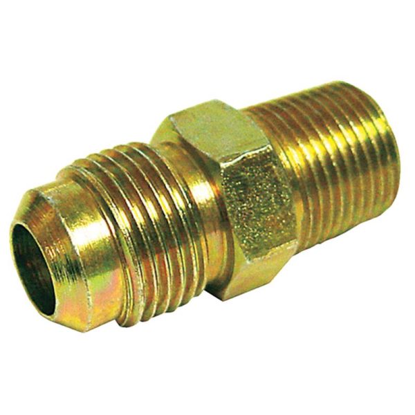 3 4 in. Flare X 1 2 in. D MPT Brass Adapter Hot on Sale