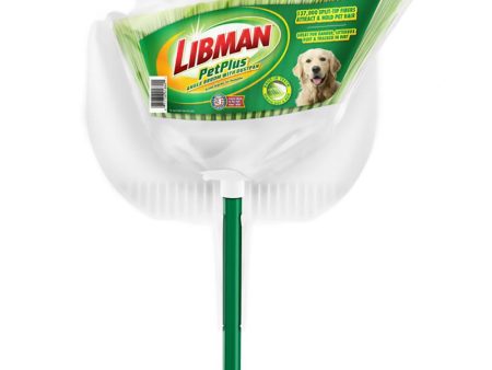 Libman Petplus 8.5 in. W Recycled PET Broom with Dustpan Hot on Sale